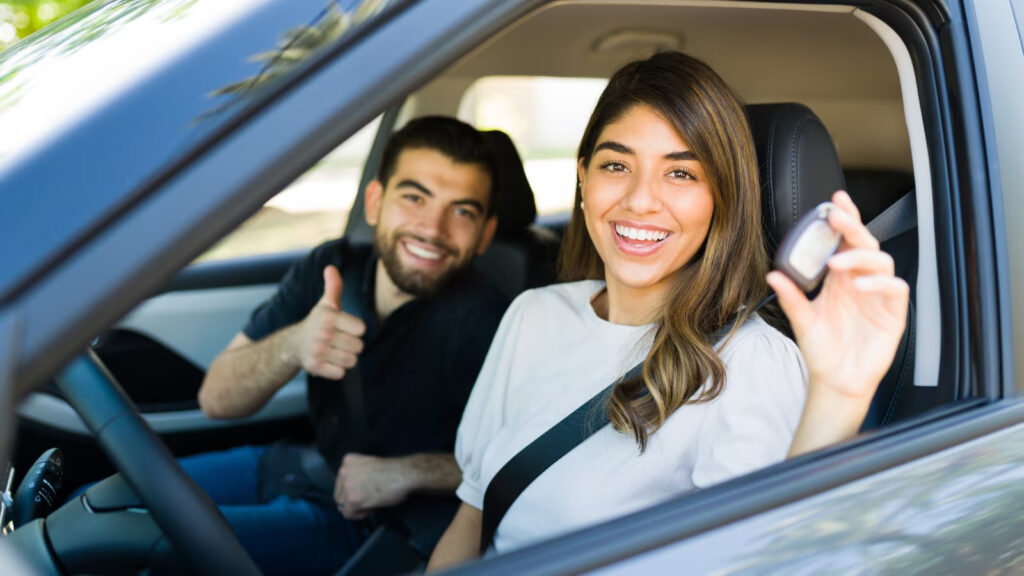 car buying couple